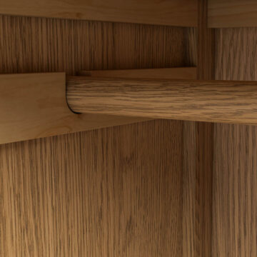 Harrogate Warm Oak Combi Wardrobe with Drawers | Assembled