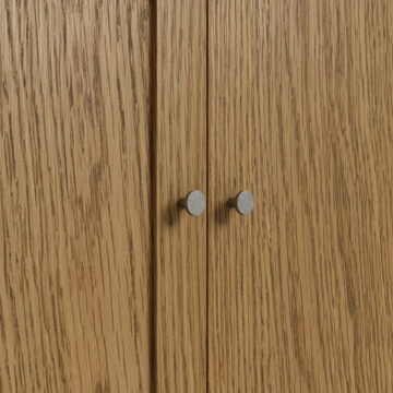 Harrogate Warm Oak Triple Wardrobe with Drawers