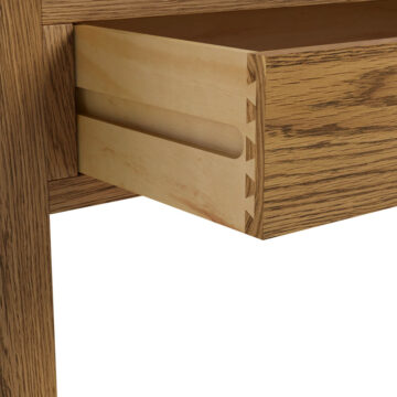 Harrogate Warm Oak 1 Drawer Dressing Table Set