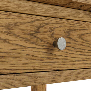 Harrogate Warm Oak 1 Drawer Dressing Table Set