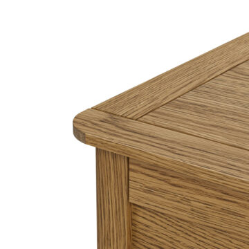 Ashdale Warm Oak Blanket Box | Assembled