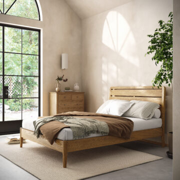 Harrogate Warm Oak 4'6 Bed