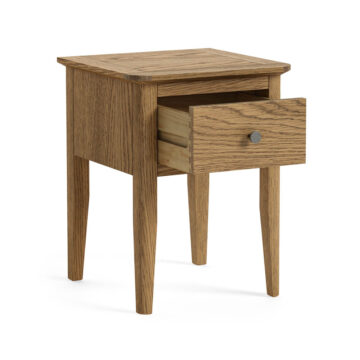 Harrogate Warm Oak Lamp Table | Assembled