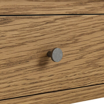 Harrogate Warm Oak Lamp Table | Assembled