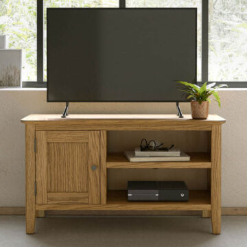 Harrogate Warm Oak Standard TV Unit | Assembled