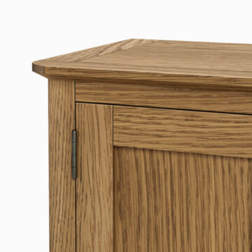 Harrogate Warm Oak 2 Door TV Unit 120cm | Assembled