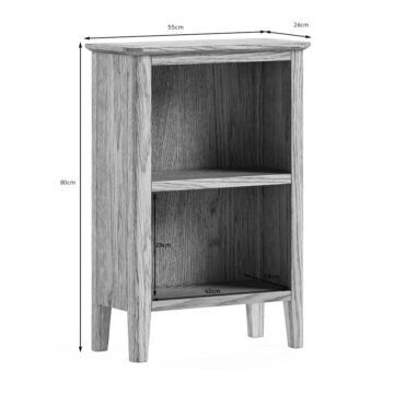 Ashdale Warm Oak Small Bookcase