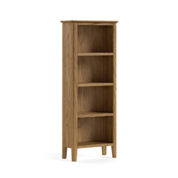 Ashdale Warm Oak Slim Bookcase | Clearance