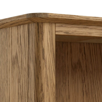 Ashdale Warm Oak Slim Bookcase | Clearance