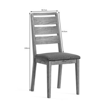 Harrogate Warm Oak Ladder Back Dining Chair