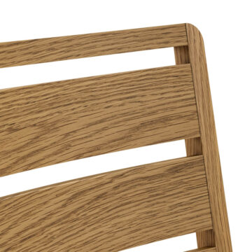 Harrogate Warm Oak Ladder Back Dining Chair