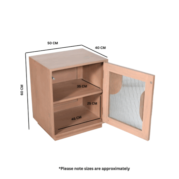 Sundra Mango 1 Door Bedside Table