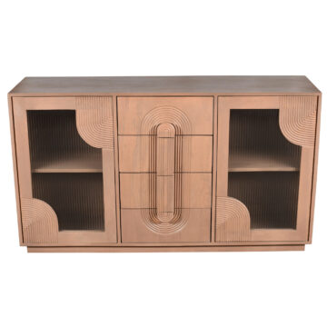 Sundra Mango Wood 2 Door 4 Drawer Extra Large Sideboard | Assembled