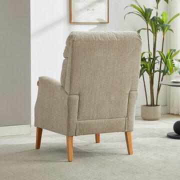 Maro Fireside Chair – Beige | Clearance