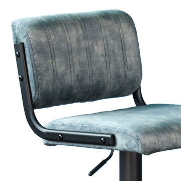 Paris Bar Stool Stone Blue