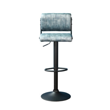 Paris Bar Stool Stone Blue