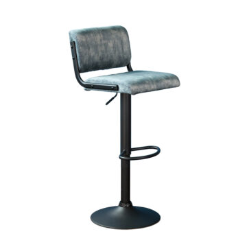 Paris Bar Stool Stone Blue