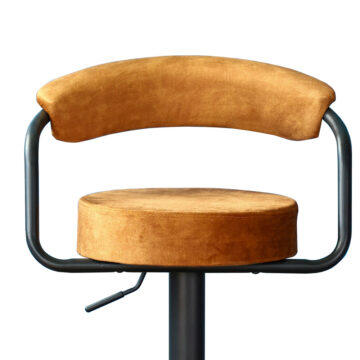 Hanna Bar Stool Rust Orange