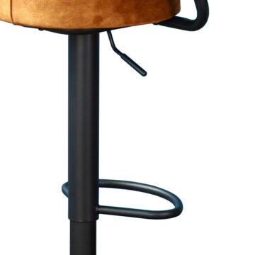 Hanna Bar Stool Rust Orange