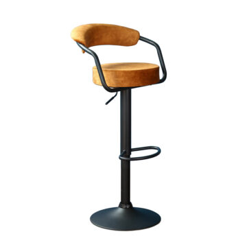 Hanna Bar Stool Rust Orange