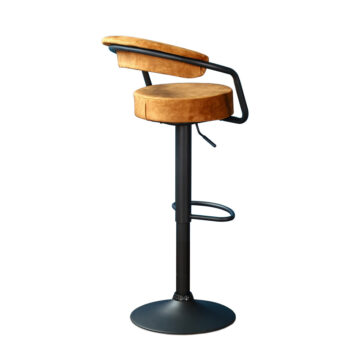 Hanna Bar Stool Rust Orange