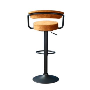 Hanna Bar Stool Rust Orange