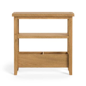Alderstone Waxed Oak Sofa Side Table