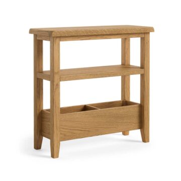 Alderstone Waxed Oak Sofa Side Table