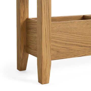 Alderstone Waxed Oak Sofa Side Table