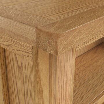 Alderstone Waxed Oak Mini Bookcase