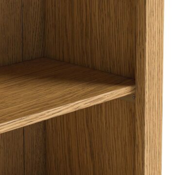 Alderstone Waxed Oak Mini Bookcase