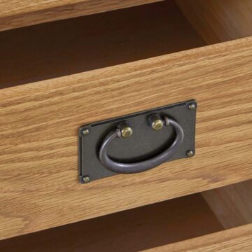 Alderstone Waxed Oak 6 Drawer Chest  | Assembled | Clearance