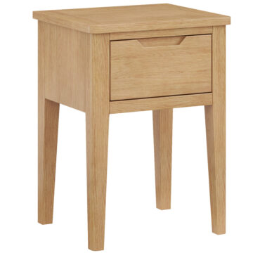 Arlon Oak 1 Drawer Lamp Table