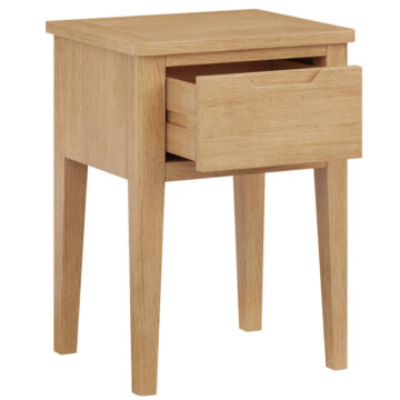 Arlon Oak 1 Drawer Lamp Table