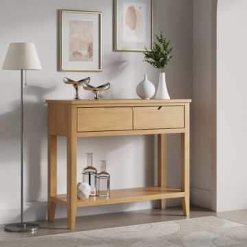 Arlon Oak Console Table