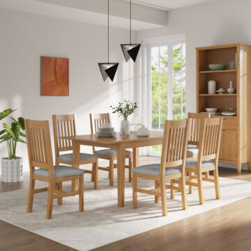 Arlon Oak 120cm Extending Dining table
