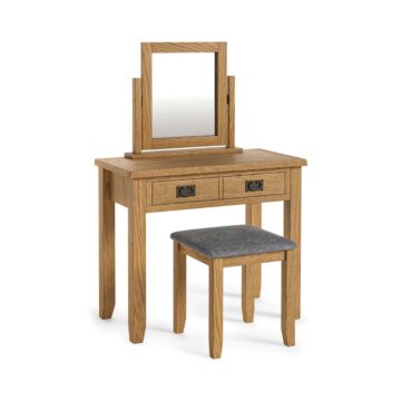 Alderstone Waxed Oak Dressing Table Set