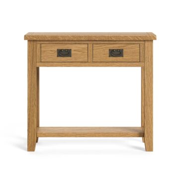 Alderstone Waxed Oak Console Table
