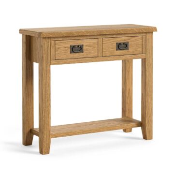 Alderstone Waxed Oak Console Table