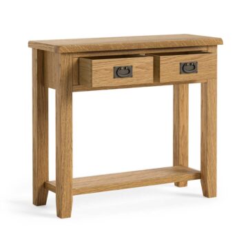 Alderstone Waxed Oak Console Table