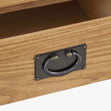Alderstone Waxed Oak Telephone Table