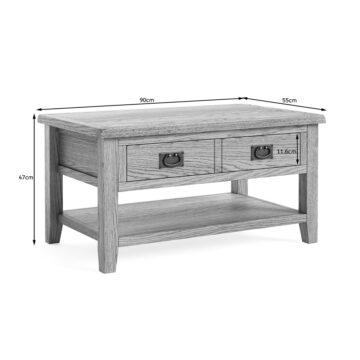 Alderstone Waxed Oak Coffee Table