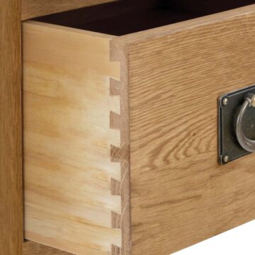 Alderstone Waxed Oak Small Tv Unit | Assembled