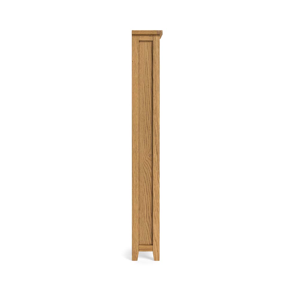 Alderstone Waxed Oak Large Bookcase