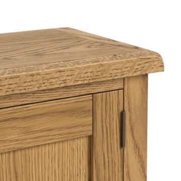 Alderstone Waxed Oak Small Cabinet 2 Doors | Assembled | Clearance