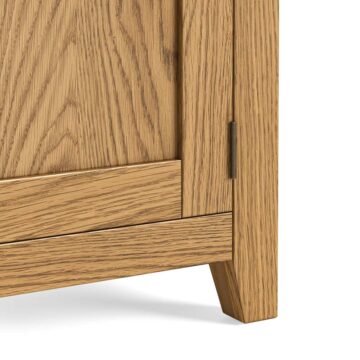 Alderstone Waxed Oak Small Cabinet 2 Doors | Assembled | Clearance