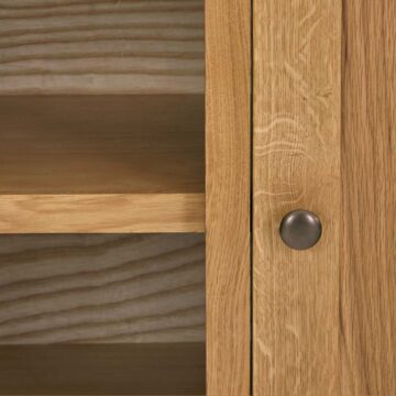Alderstone Waxed Oak 3 Door 3 Drawer Large Sideboard | Assembled