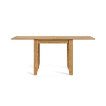 Alderstone Waxed Oak Square Extending Dining Table | 85cm – 170cm