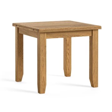 Alderstone Waxed Oak Square Extending Dining Table | 85cm – 170cm