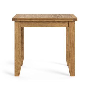 Alderstone Waxed Oak Square Extending Dining Table | 85cm – 170cm